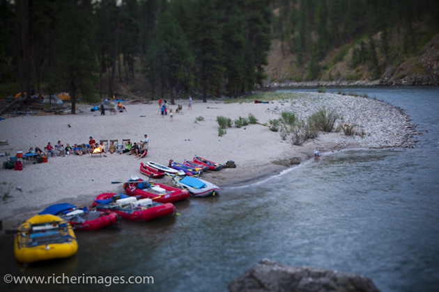 Whitewater rafting in Idaho